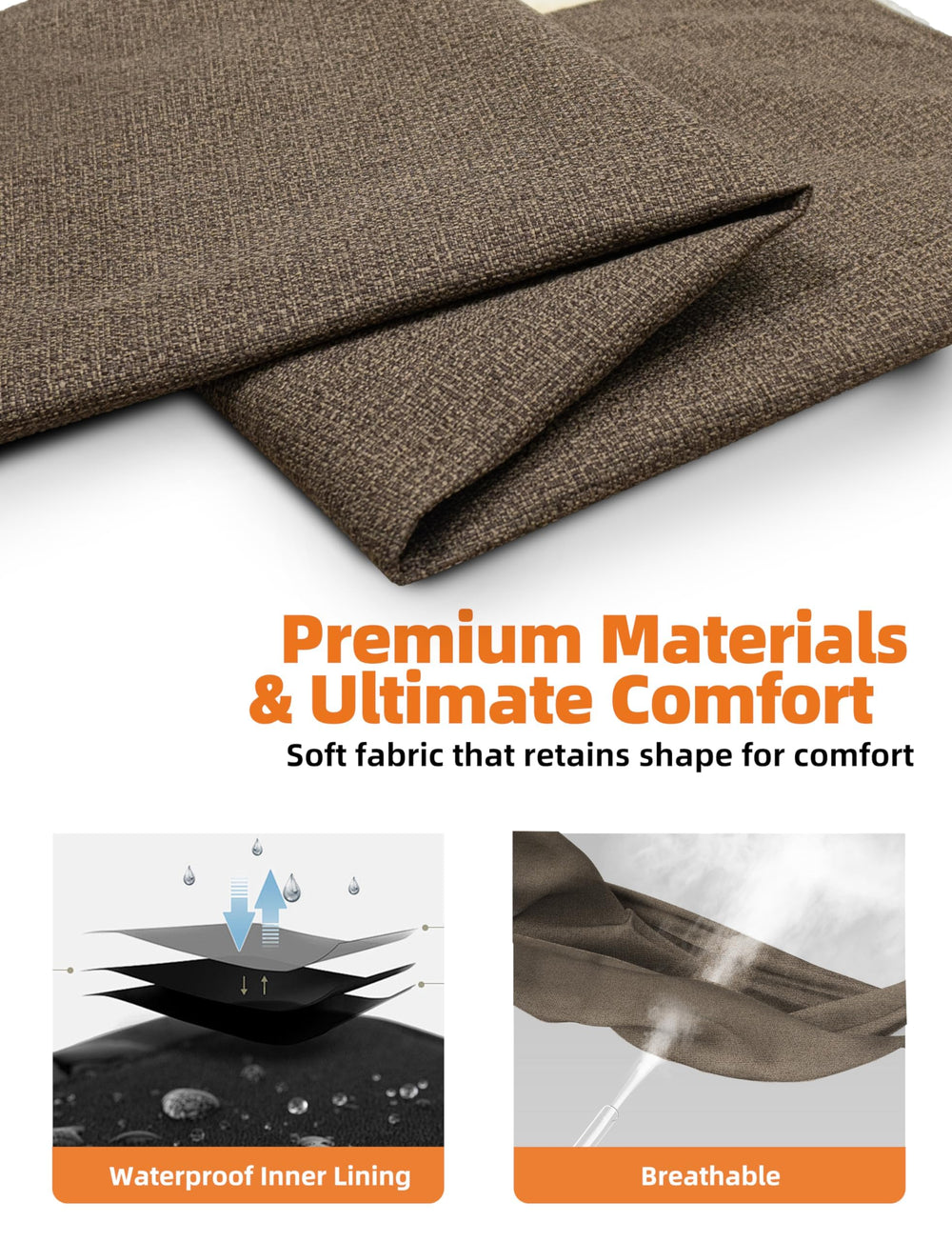 Sytopia removable washable cover simplifies cleanup after muddy paws.