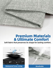 Sytopia ultra-soft non-toxic fabrics provide cozy, safe lounging.