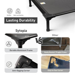 Sytopia xl dog bed dimensions emphasize spacious, supportive area for large breeds.