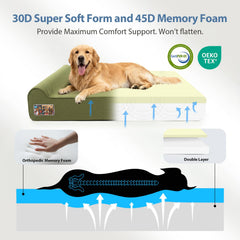 Sytopia XXL memory foam pillow detail supports head and neck for restful naps