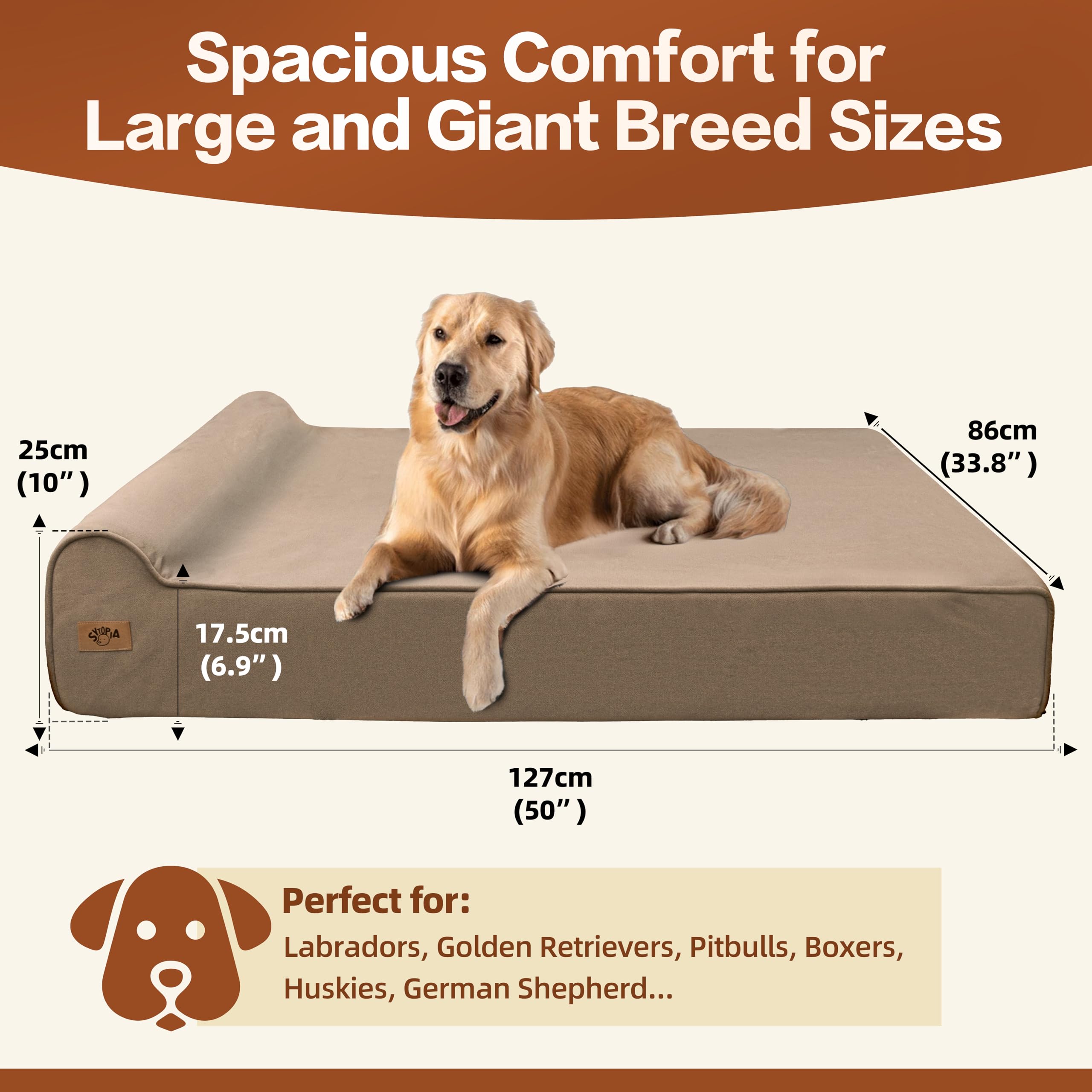 Sytopia XXL built-in pillow detail provides neck support for comfy naps