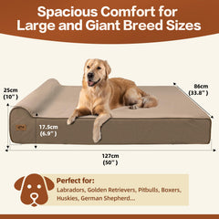 Sytopia XXL built-in pillow detail provides neck support for comfy naps