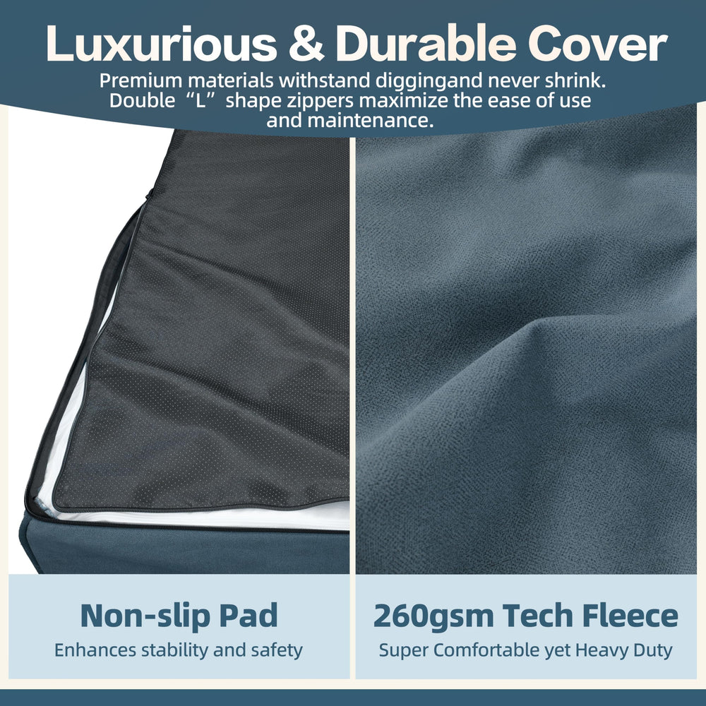 Sytopia waterproof cover closeup emphasizing spill protection for easy cleaning