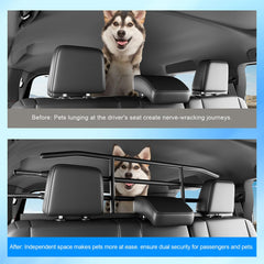 SZYANG pet barrier cargo-area image highlights spacious space while keeping pets safe during drives.