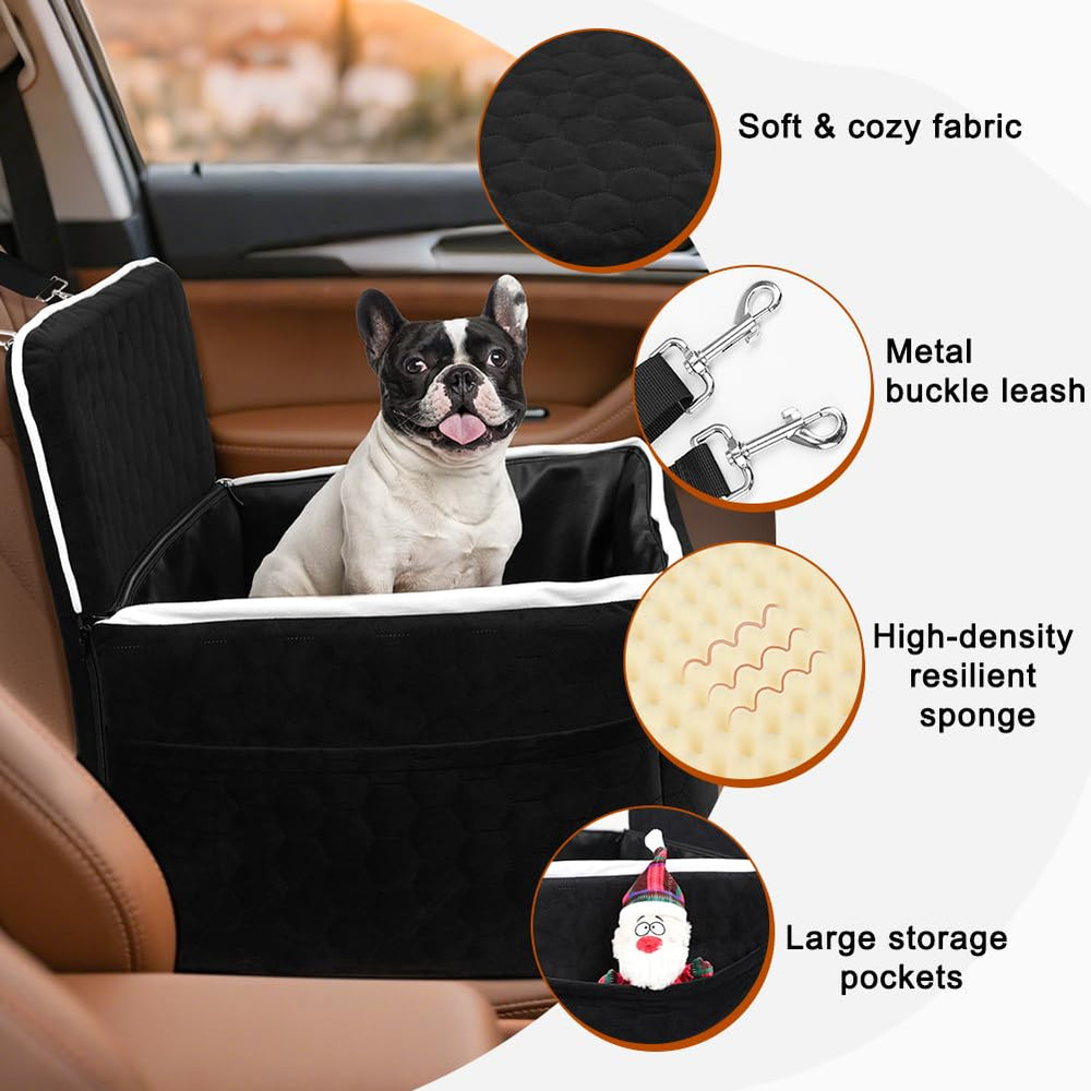 SZEE dog car seat fits SUVs and sedans for versatile use.
