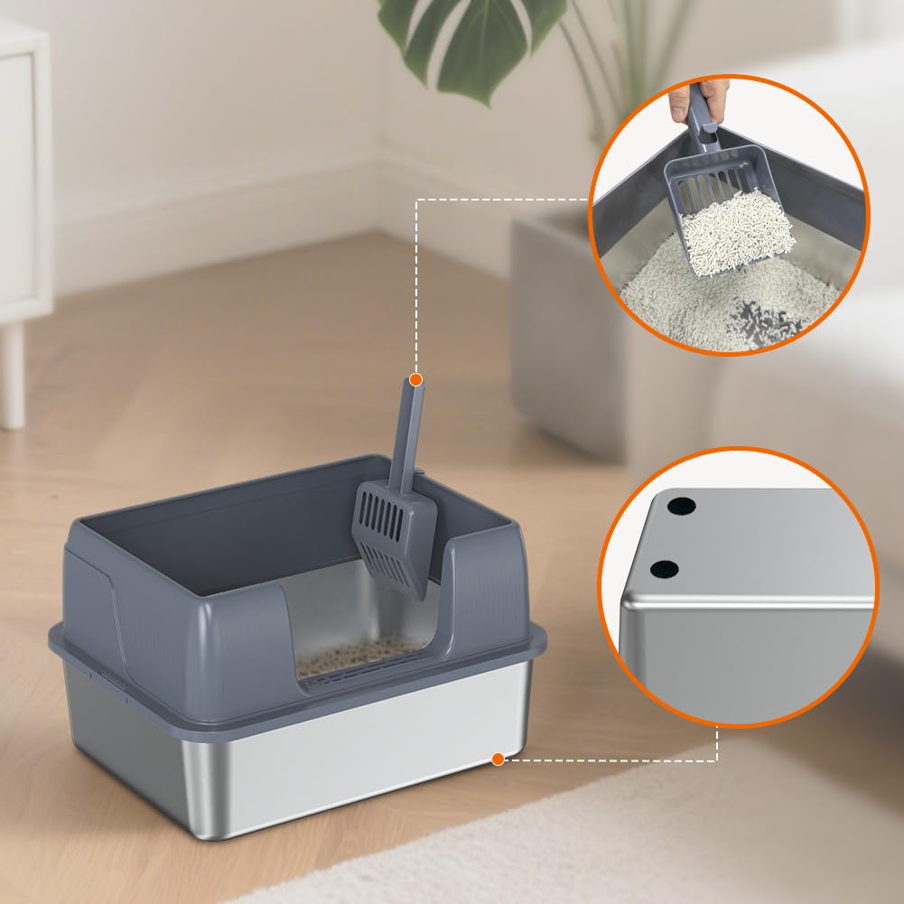 SZEE included litter scoop assists fast cleanup.