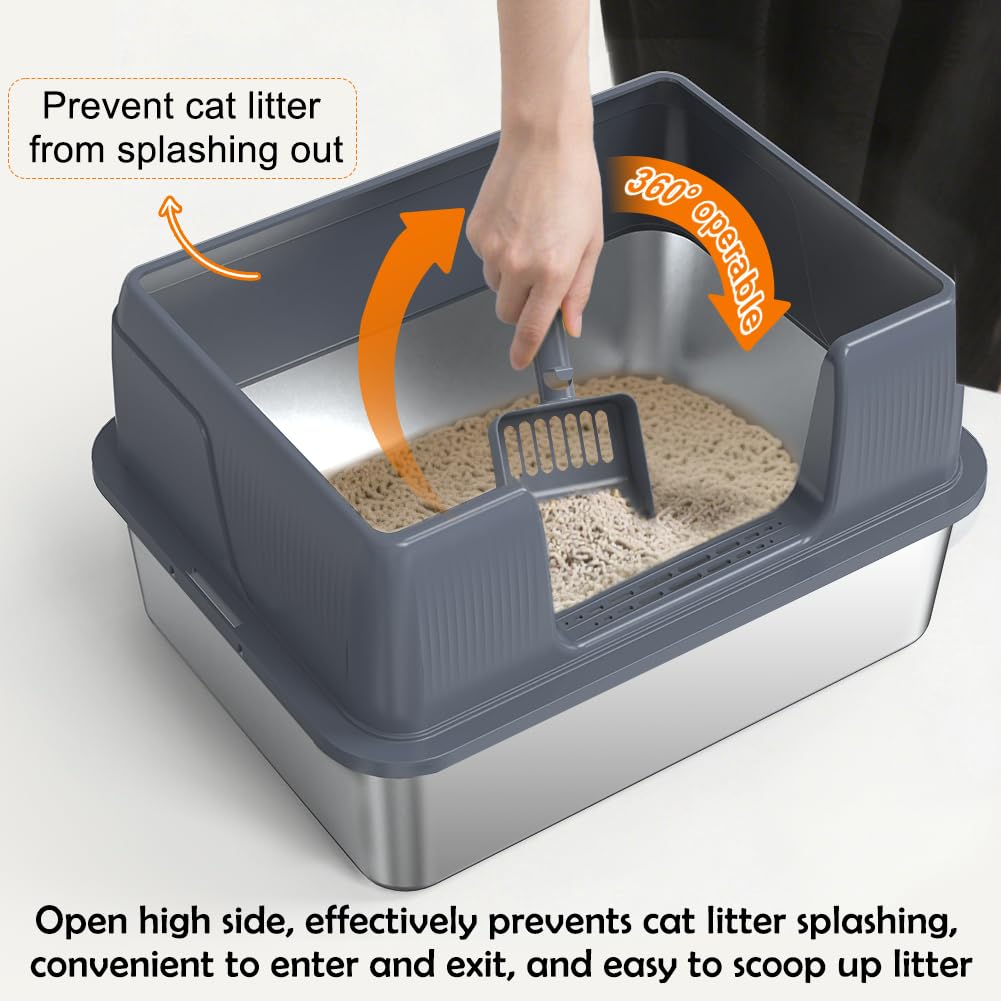 SZEE durable stainless steel resists scratches and odors.