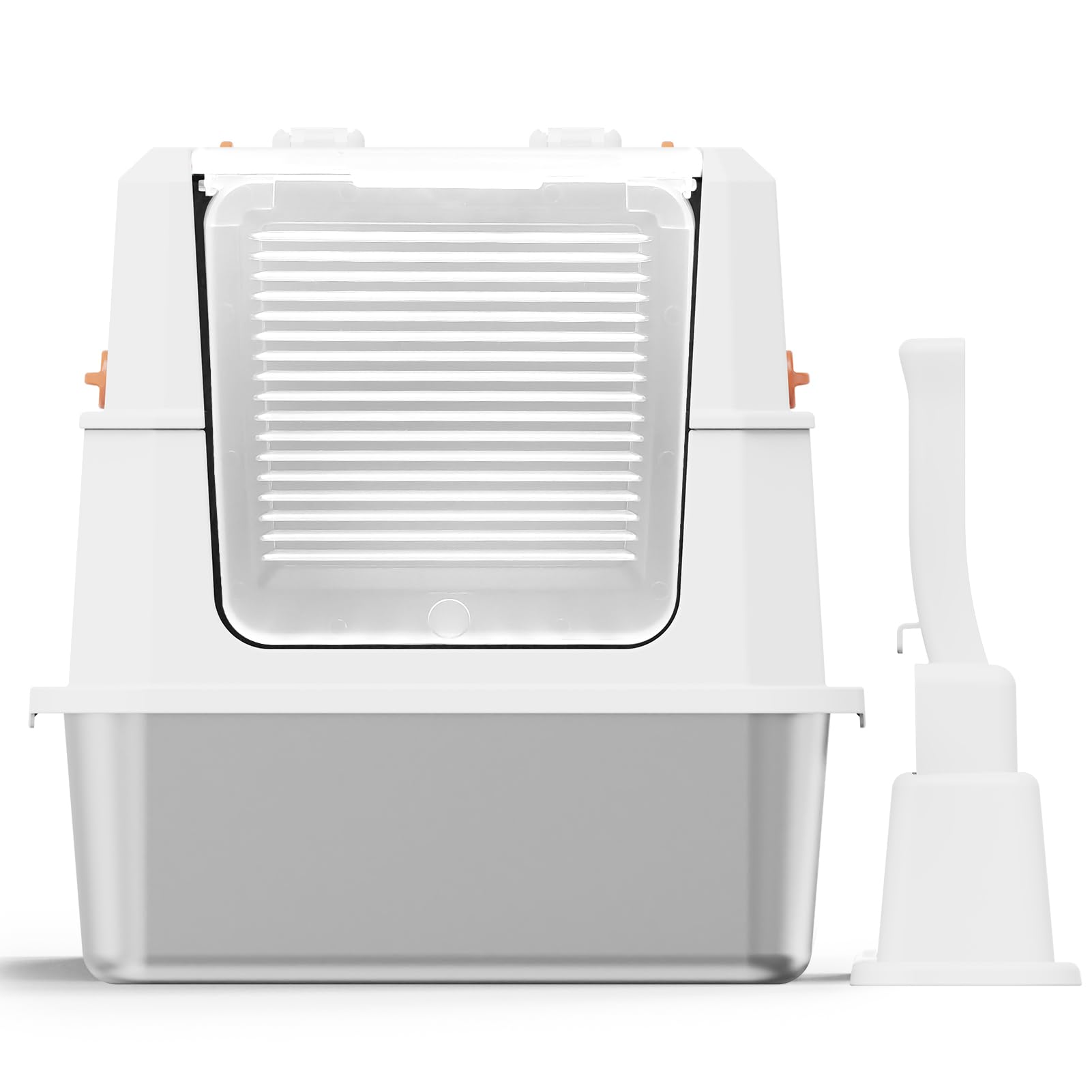 SZEE large litter box fully enclosed hood for odor containment