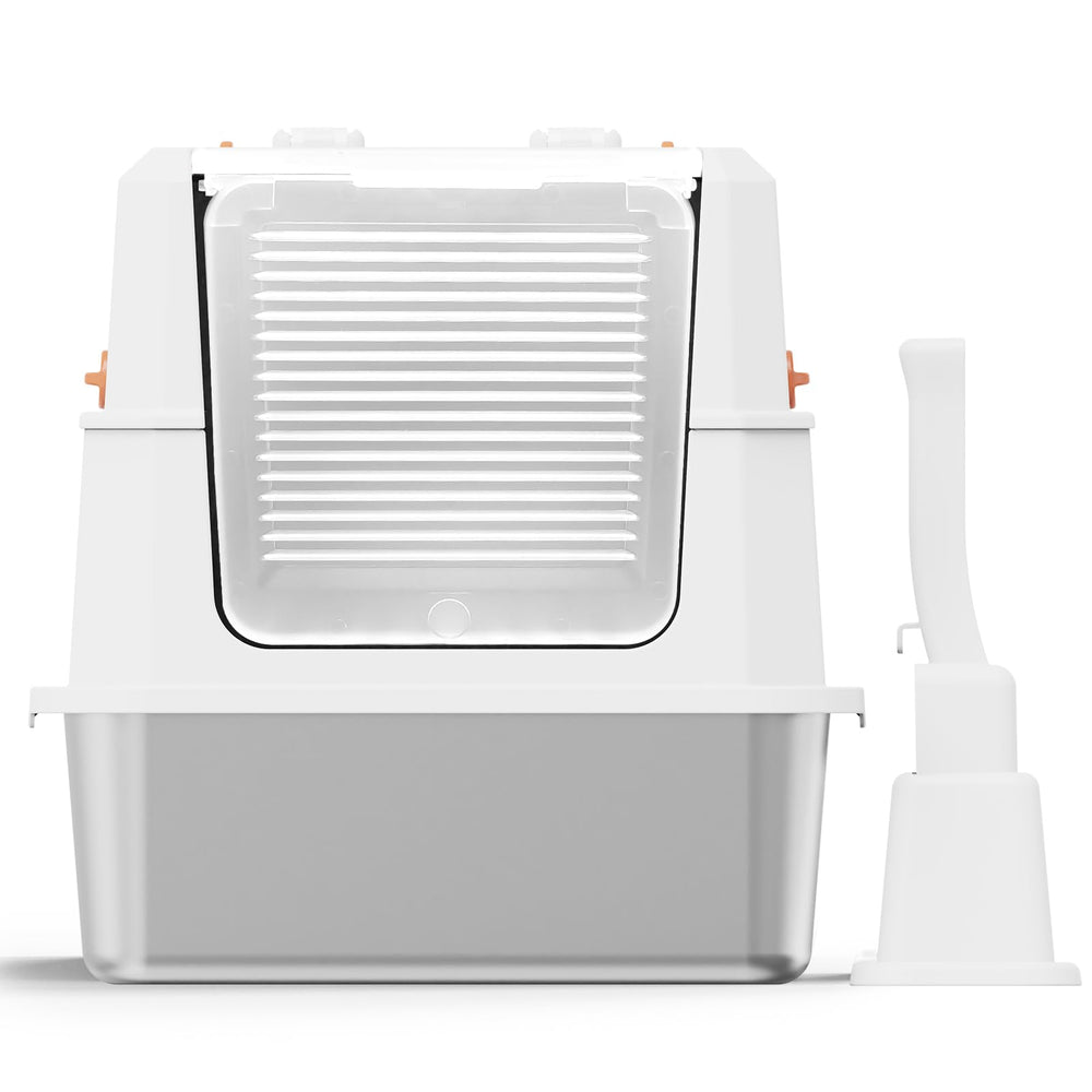 SZEE large litter box fully enclosed hood for odor containment