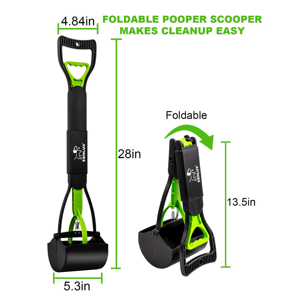 SZHLUX 28-inch ergonomic arched handle reduces bending during cleanup