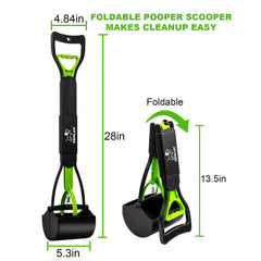SZHLUX 28-inch ergonomic arched handle reduces bending during cleanup