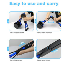 SZHLUX foldable design fits in bags for travel and outings.