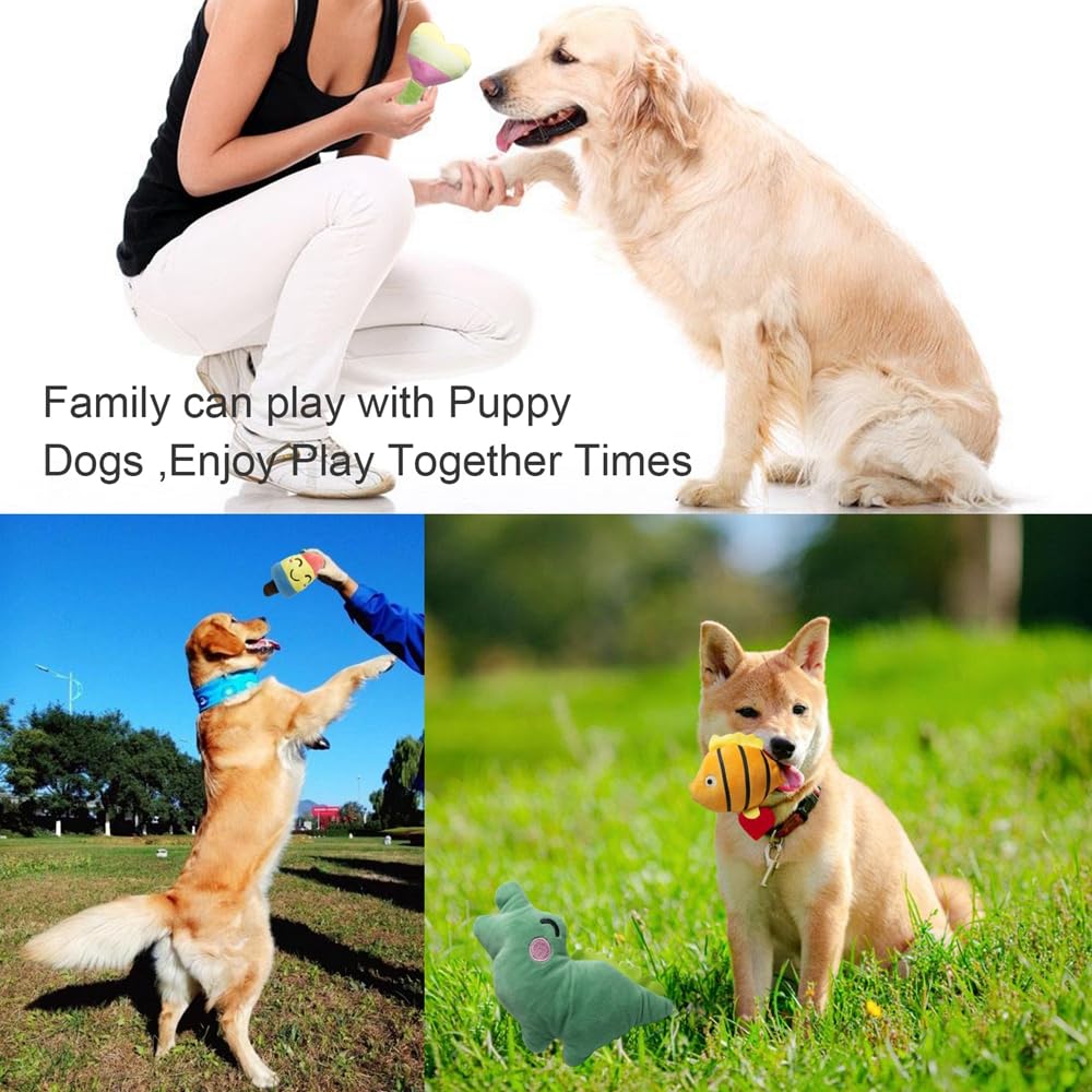 SZKOKUHO rabbit squeaky toy for dogs supports solo play and teething chewing