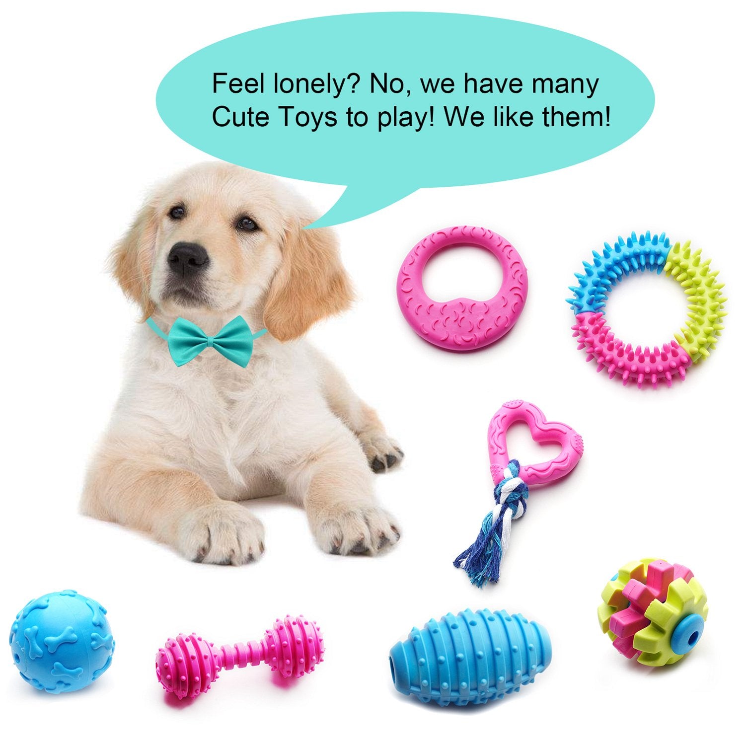 SZKOKUHO bone toy provides satisfying gnawing and teeth-cleaning motion