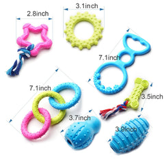 SZKOKUHO ring toy promotes tugging and social play for compact dogs