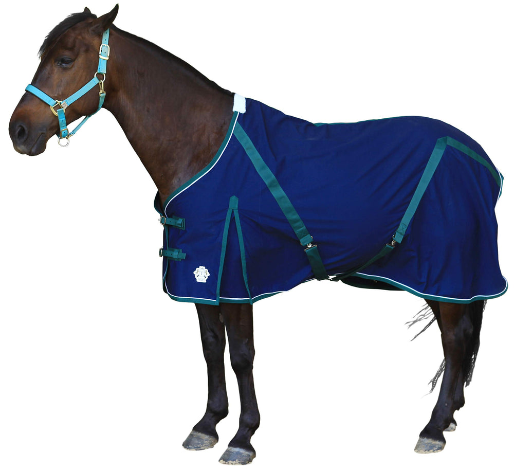 T TEKE Deluxe Horse Canvas Sheet shoulders area for rubbing-free comfort during barn care.