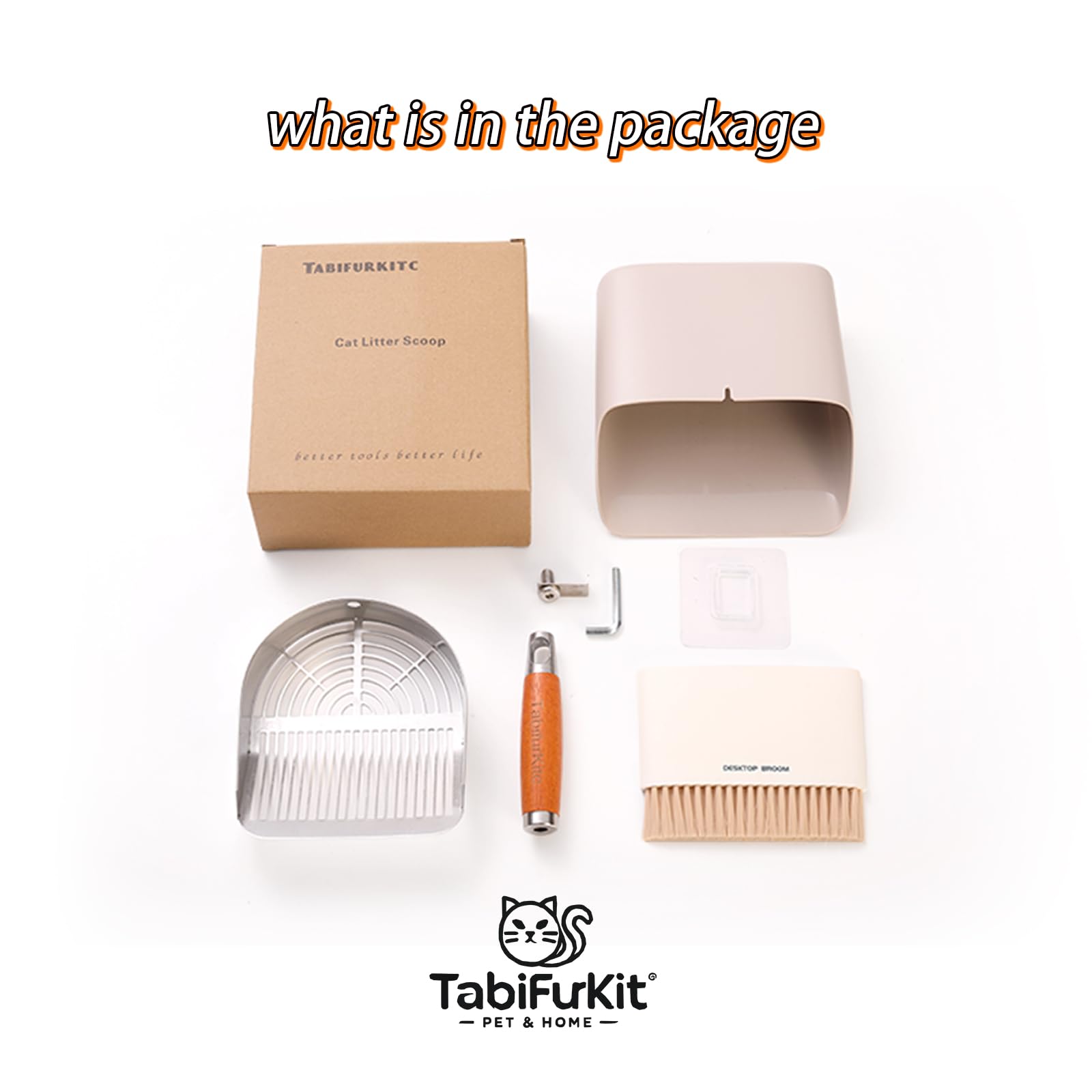 TabifurKitc recolección de arena para gatos sin esfuerzo.