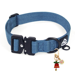Tacwild collar azul neblina con cierre rapido de metal, facil de colocar.