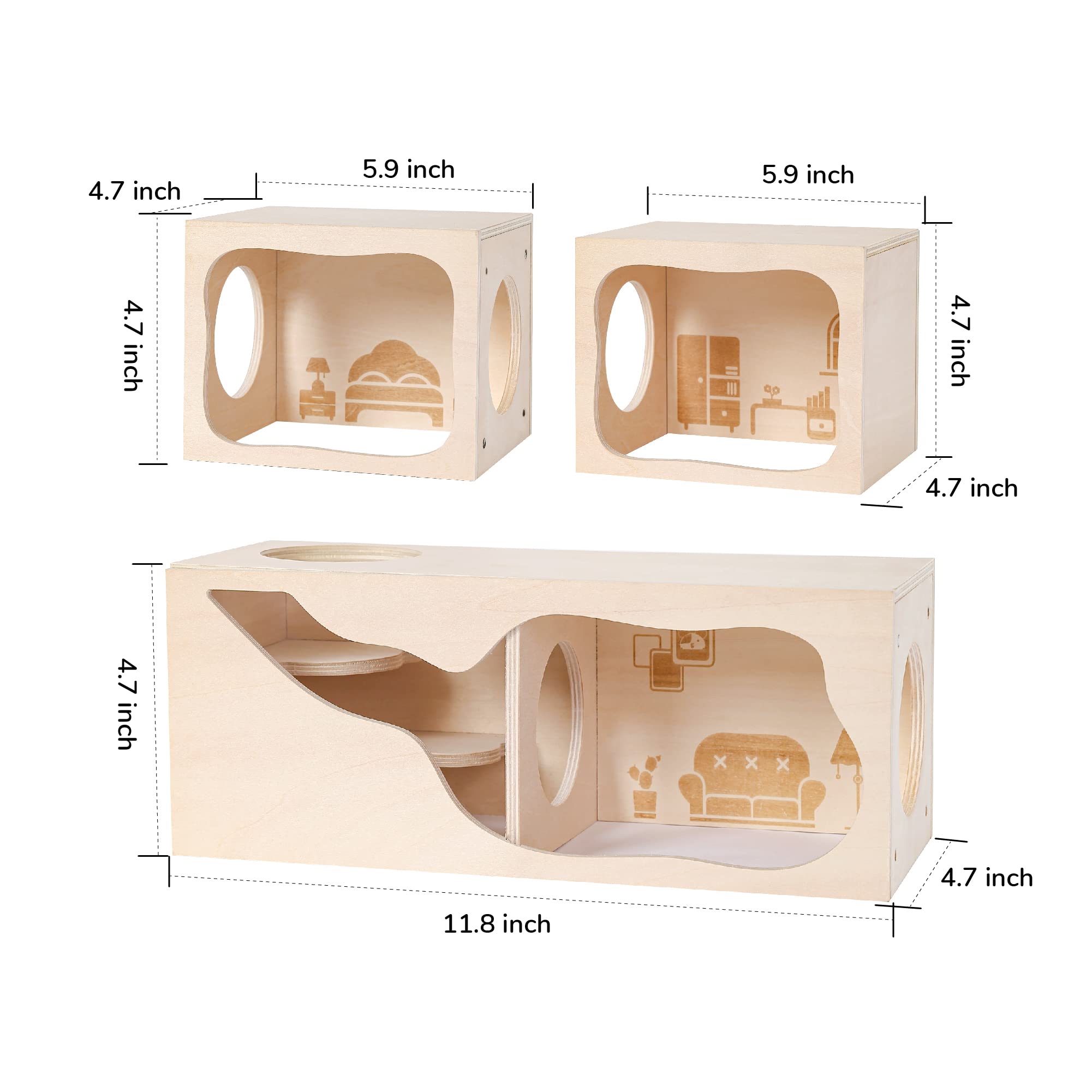 Tafit basswood material emphasizes safe, durable wooden construction.