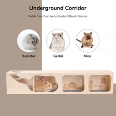 Tafit hideout entrance 7cm suitable for dwarf and Syrian hamsters.