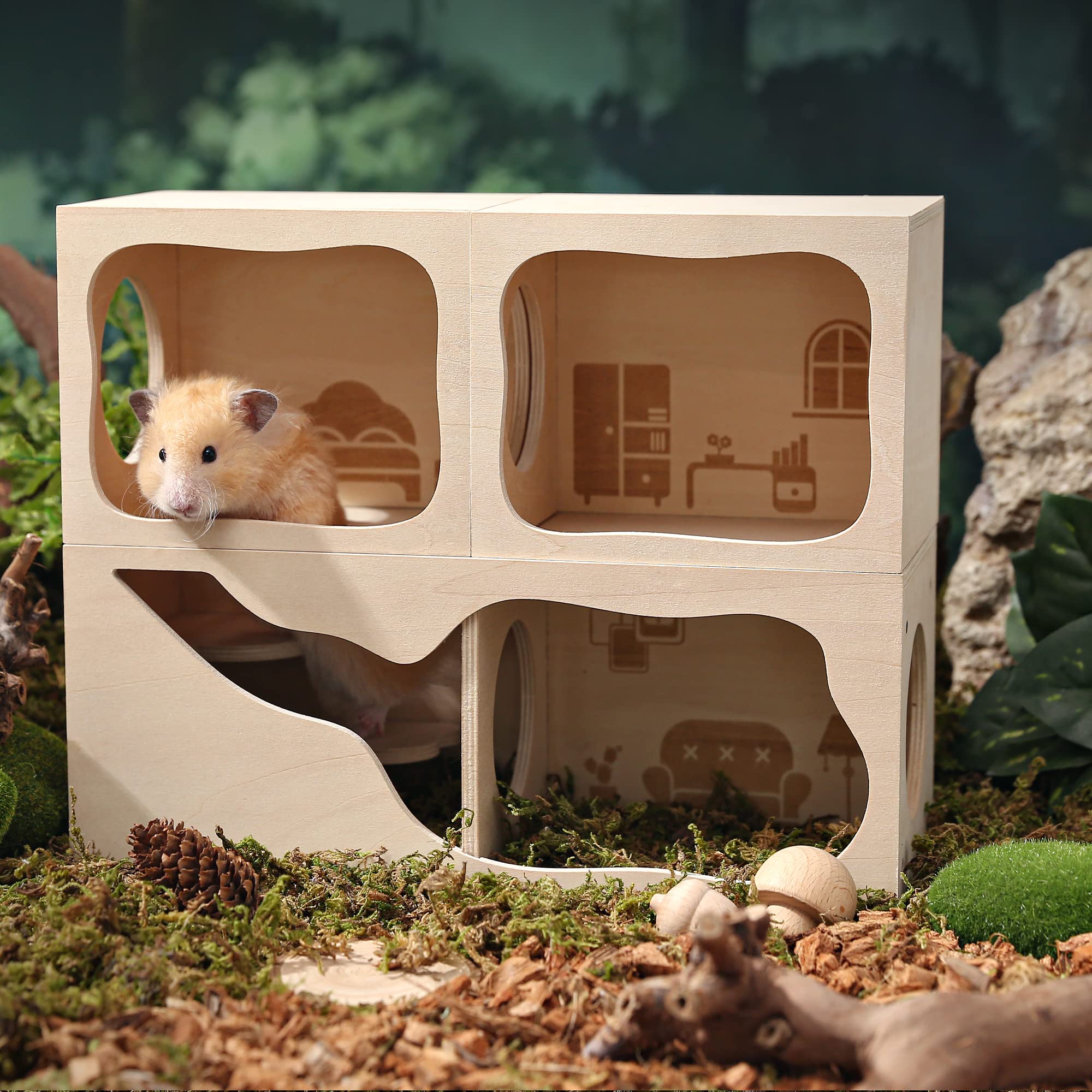 Tafit nails-free construction highlights sturdy, chew-friendly design.
