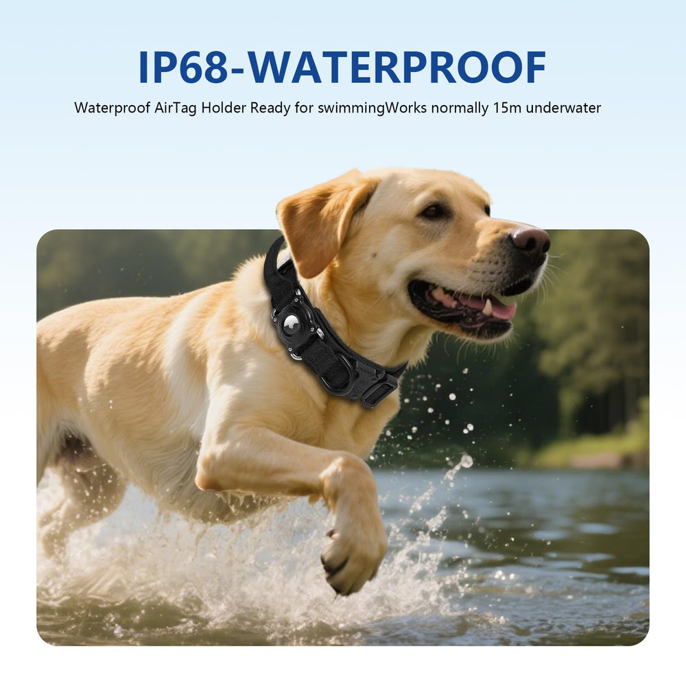 Taghelp AirTag dog collar control handle enables quick training and handling.