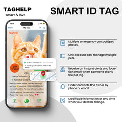 Taghelp heart-bling cat collar adjustable-strap ensures secure fit for growing cats