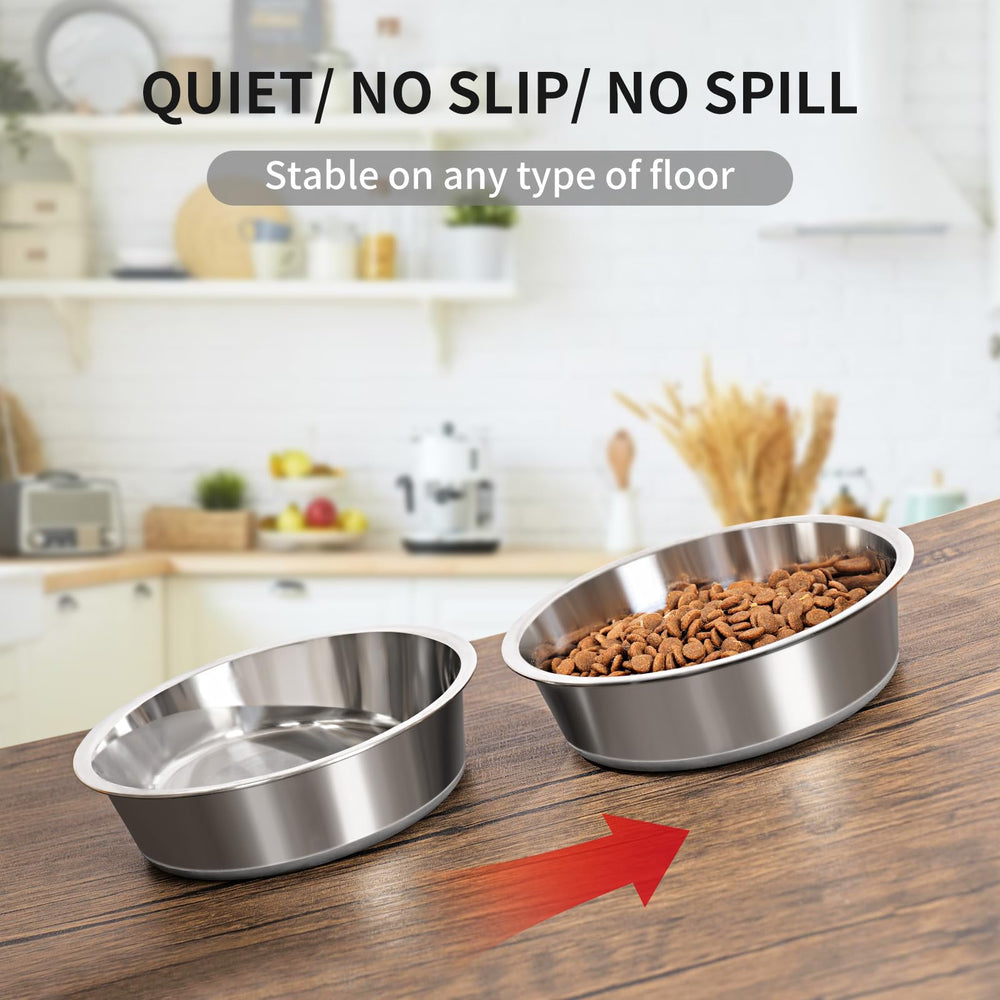 Taglory large-dog bowls with 11cup capacity suit big meals.