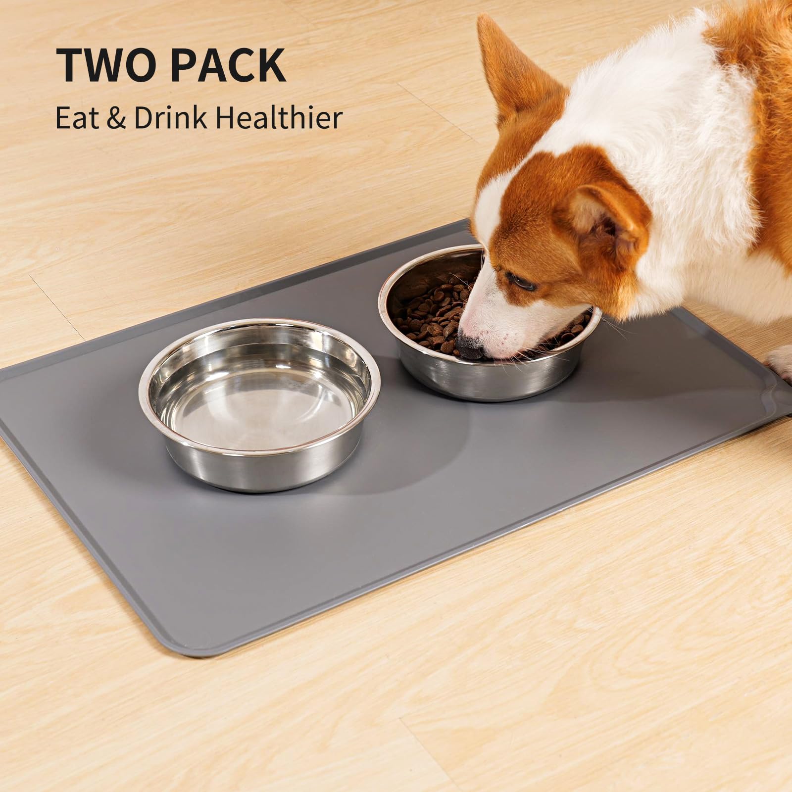 Taglory silicone base cushions bowls for quiet, stable dining.