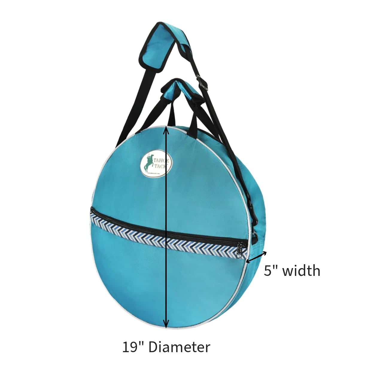 Tahoe Tack front-pocket view showing quick-access storage for small tools.