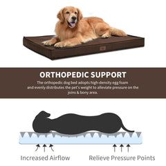 Tail Stories dog bed carry-handle outdoor use closeup emphasizes portability