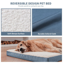 Tail Stories orthopedic dog bed XL features a waterproof cover for mess-free cleaning.