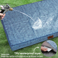 Tail Stories waterproof removable cover shown for easy cleaning.