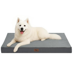 Tail Stories outdoor large washable dog bed grey with Oxford cover for easy outdoor use