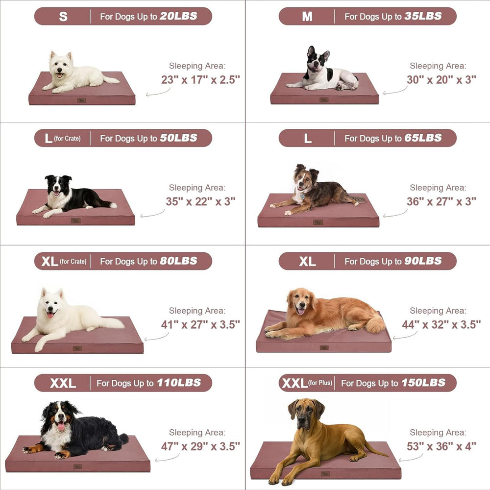 Tail Stories pink crate-fit bed suits large dogs inside crates and vehicles.