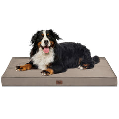 Tail Stories outdoor XXL dog crate bed packshot demonstrates rugged, weather-ready design for giant breeds.