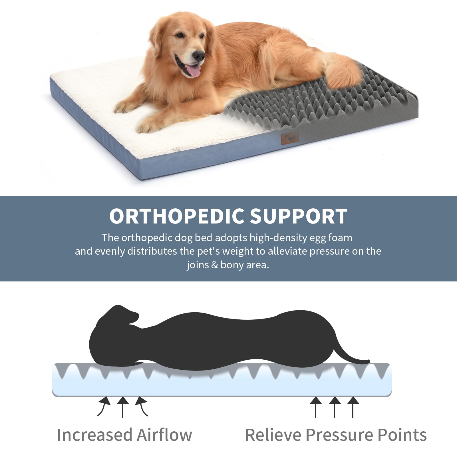 Tail Stories waterproof removable cover close-up demonstrates easy cleaning and durability