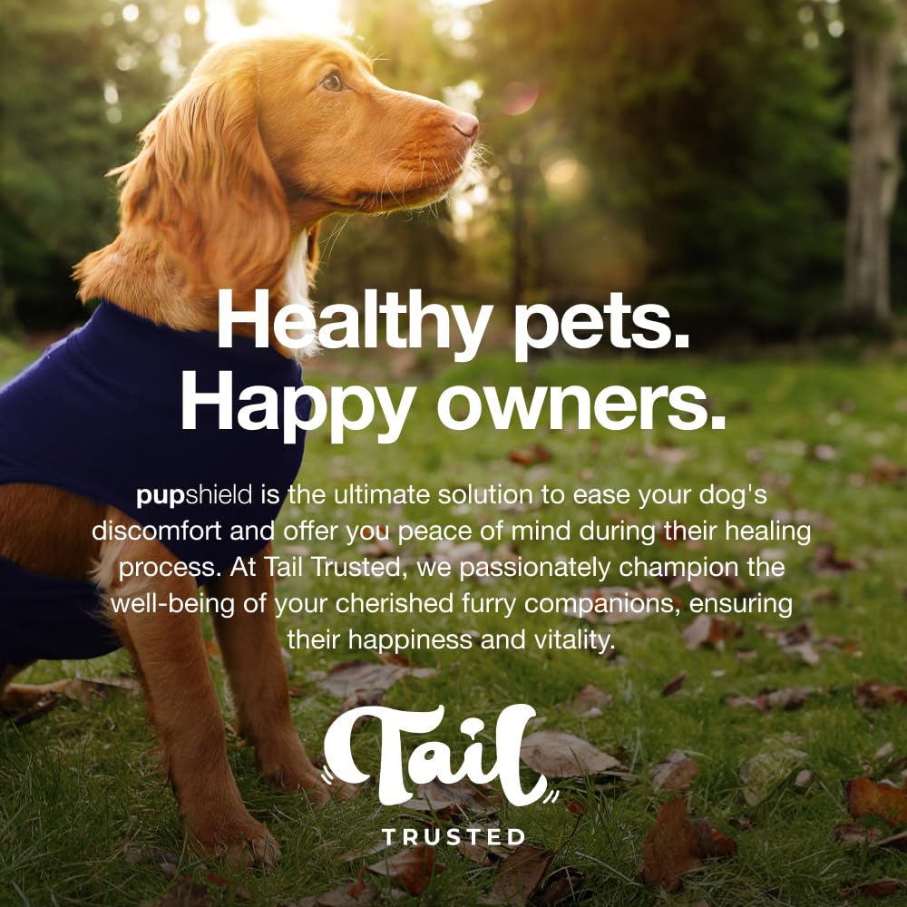 Tail Trusted PupShield durable, machine-washable design withstands active dog recovery.