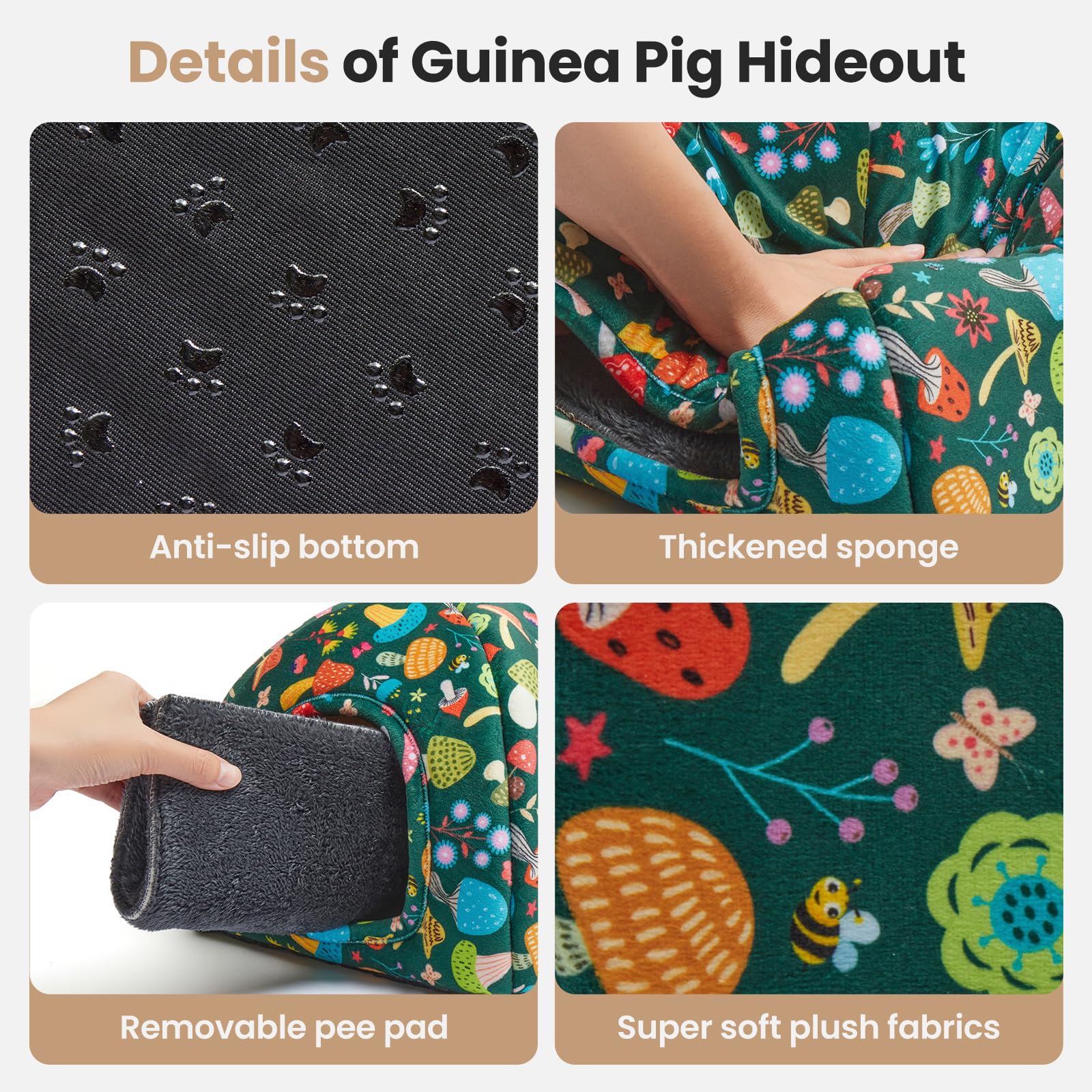 TailoWag soft plush fabric provides warm gentle texture for cuddling