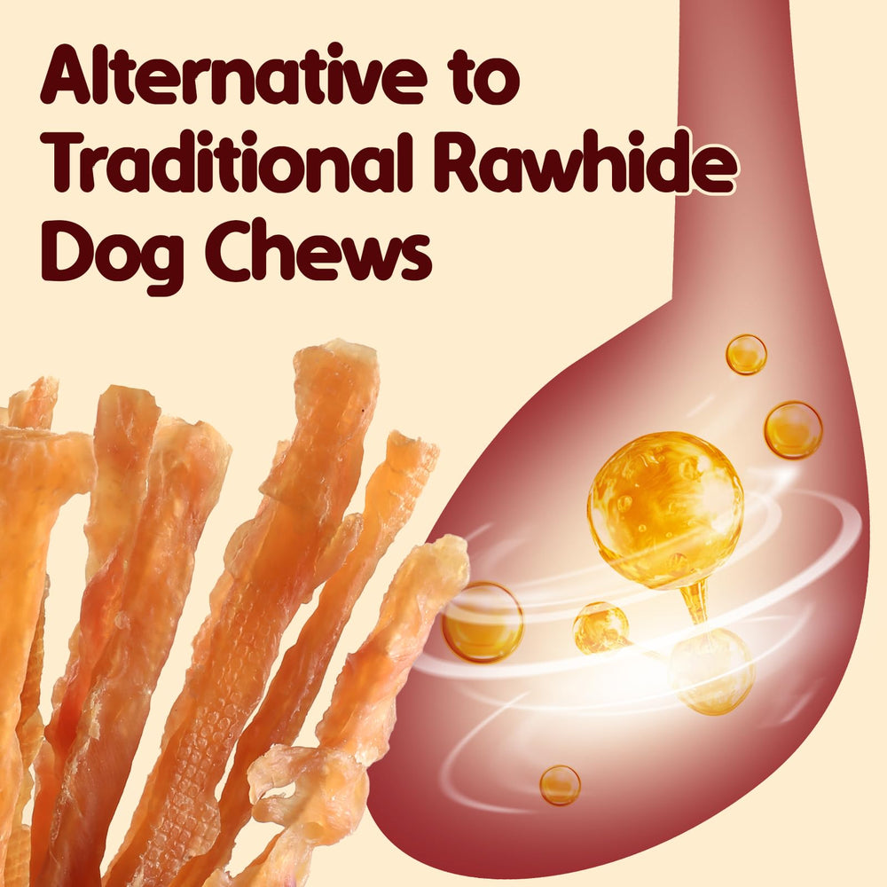 TailParty Turkey Tendons fish oil option improves skin and coat during chew time