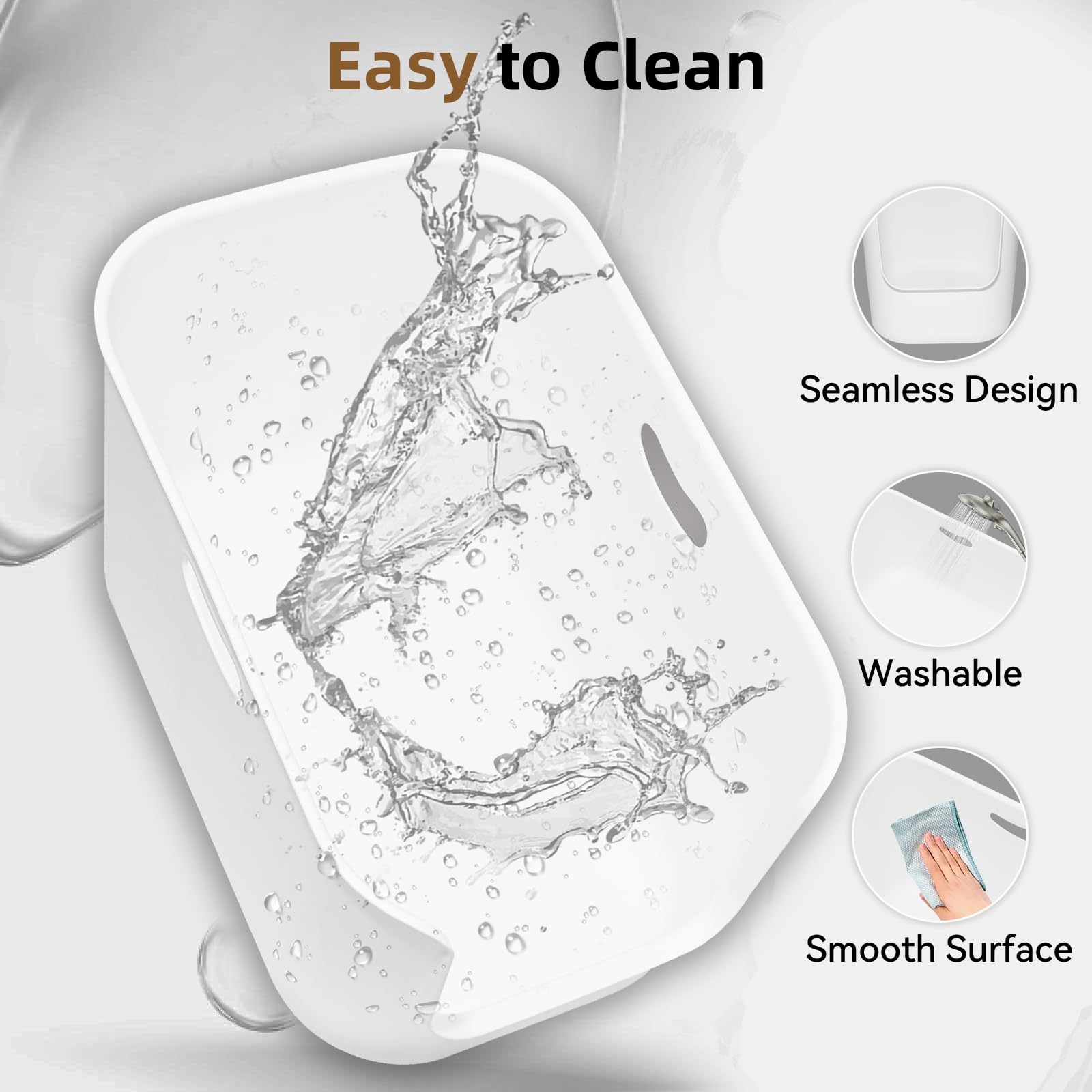 TAILRYTH XL litter box handles enable effortless lifting during cleaning sessions.