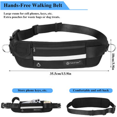 Tails & Tales dual padded handles provide comfortable control during runs