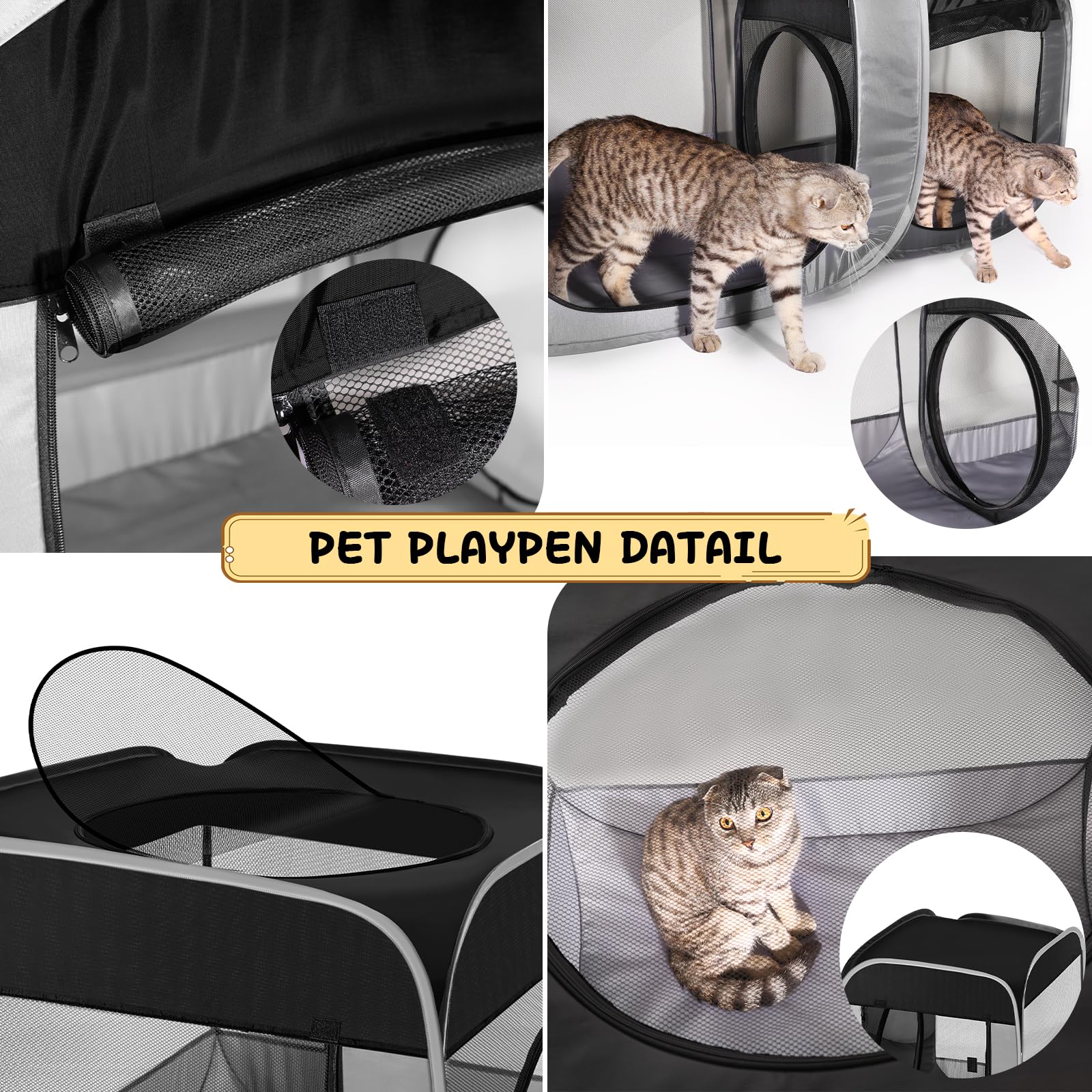 TailTastic pet playpen secure indoor-outdoor setup protects pets and furniture