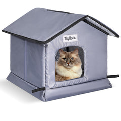 TailTastic weatherproof-cat-house roof closeup for rain-ready shelter.