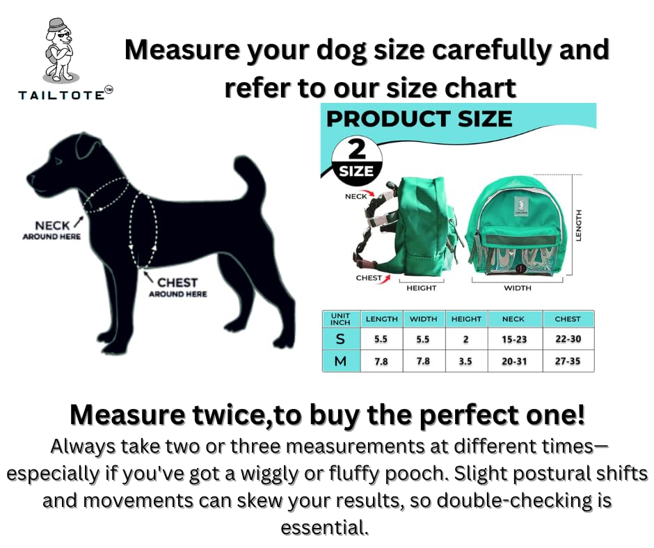 TAILTOTE backpack harness close-up shows adjustable straps for a secure, comfortable fit.