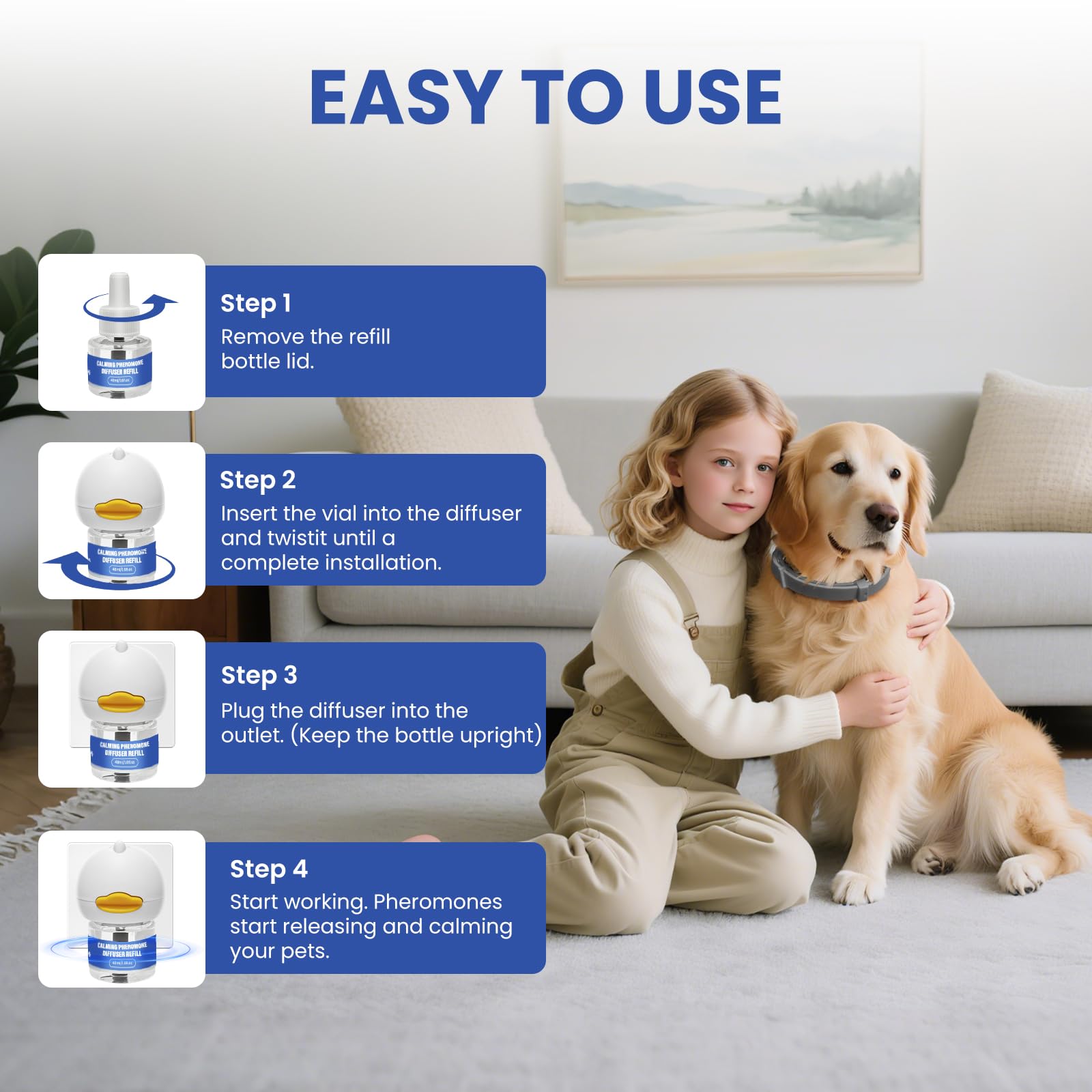 Tailwagpet packaging box showing complete calming kit