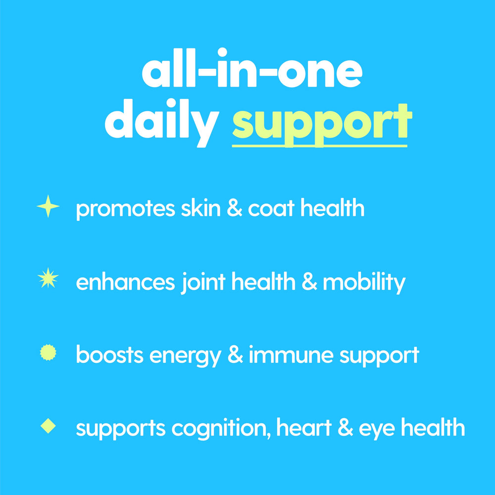 Taily liquid collagen pour-dose demonstrates easy daily administration for dogs