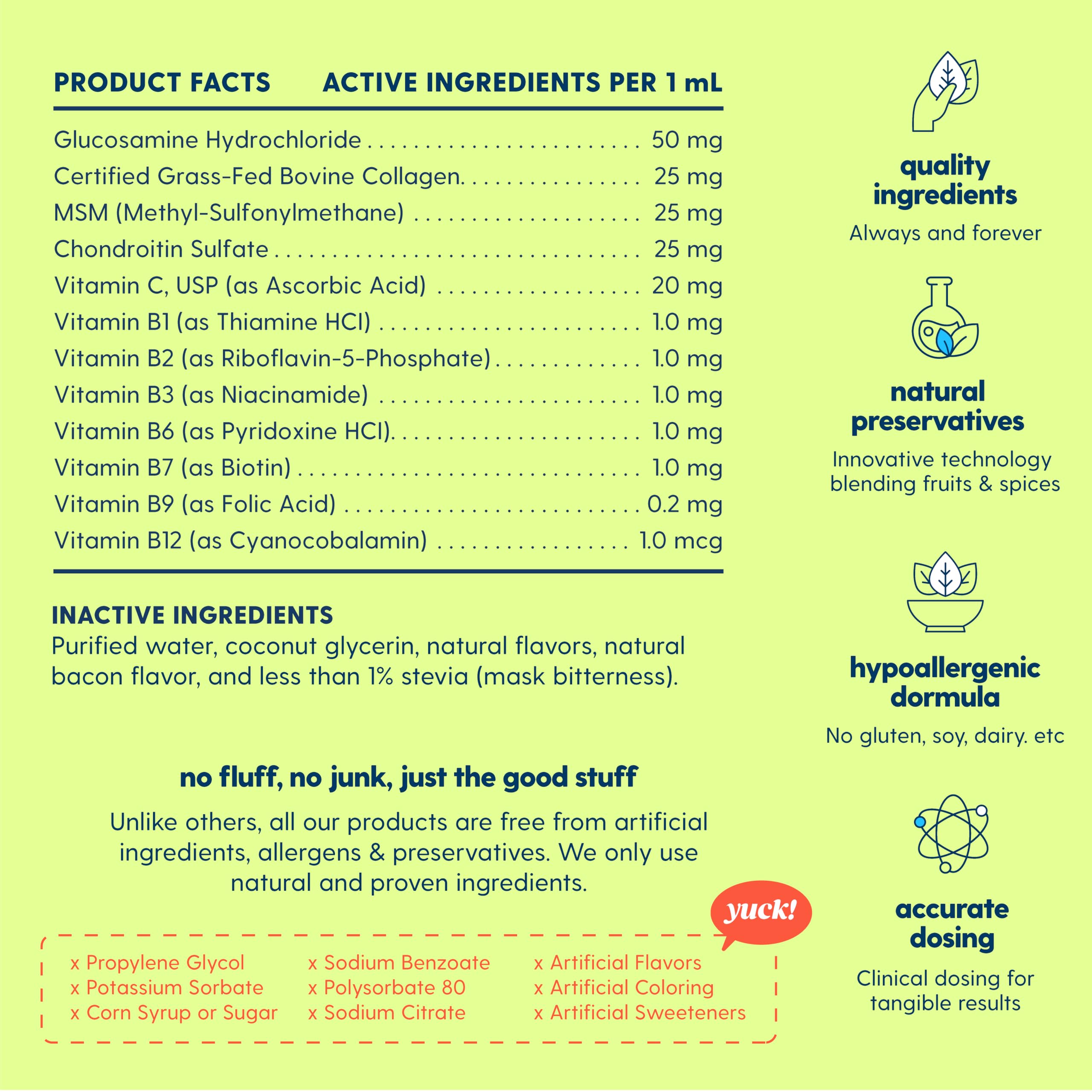 Taily no-preservatives closeup reinforces pure ingredients for pets