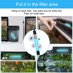 TAISHAN Aquarium Clean Light easy operation button for simple control.
