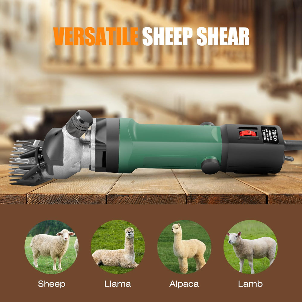 TAKEKIT Sheep Shears versatile for alpacas and llamas clipping.